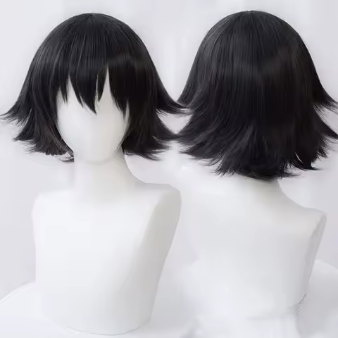 Ranpo Edogawa Cosplay Wig Men Halloween Costume Party Anime Wigs Short
