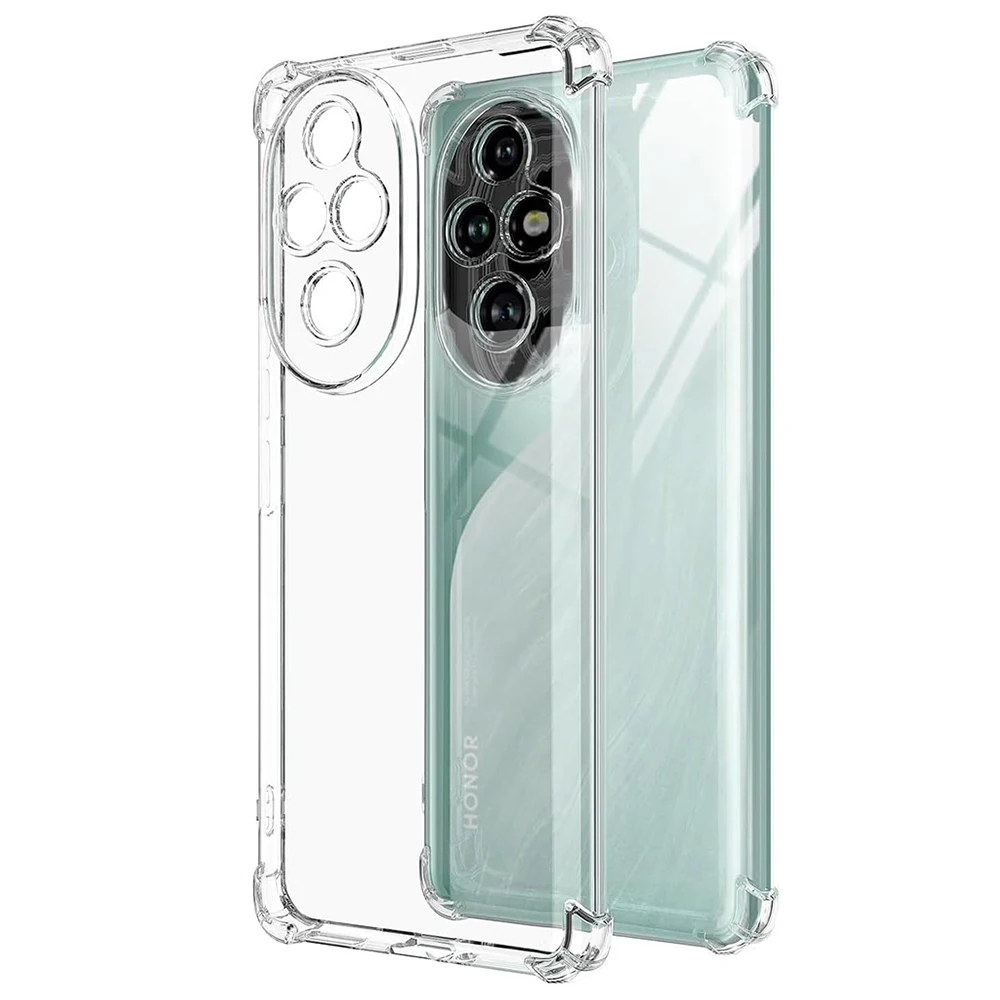 SHOCKPROOF CLEAR SILICONE SOFT TPU CASE FOR HUAWEI HONOR 200 90 70 50 PRO LITE X9C A9A X9 X8B X8A X8 A7B X7A X7 X6B X6A X6 4G 5G