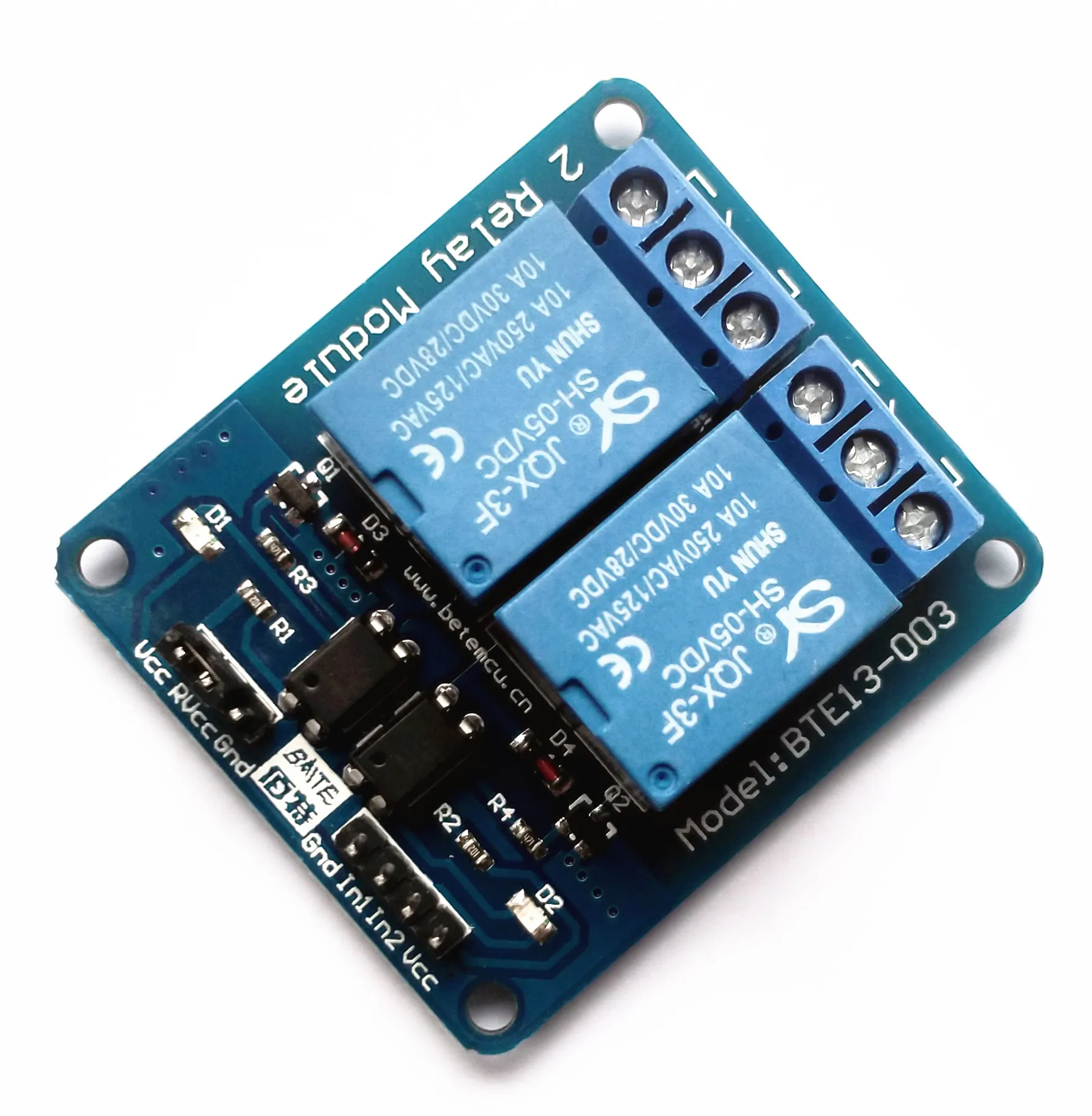 

5V Low-level Trigger 2 Channel Relay Module Optocoupler Isolation PLC Control Drive Board Dropshipping