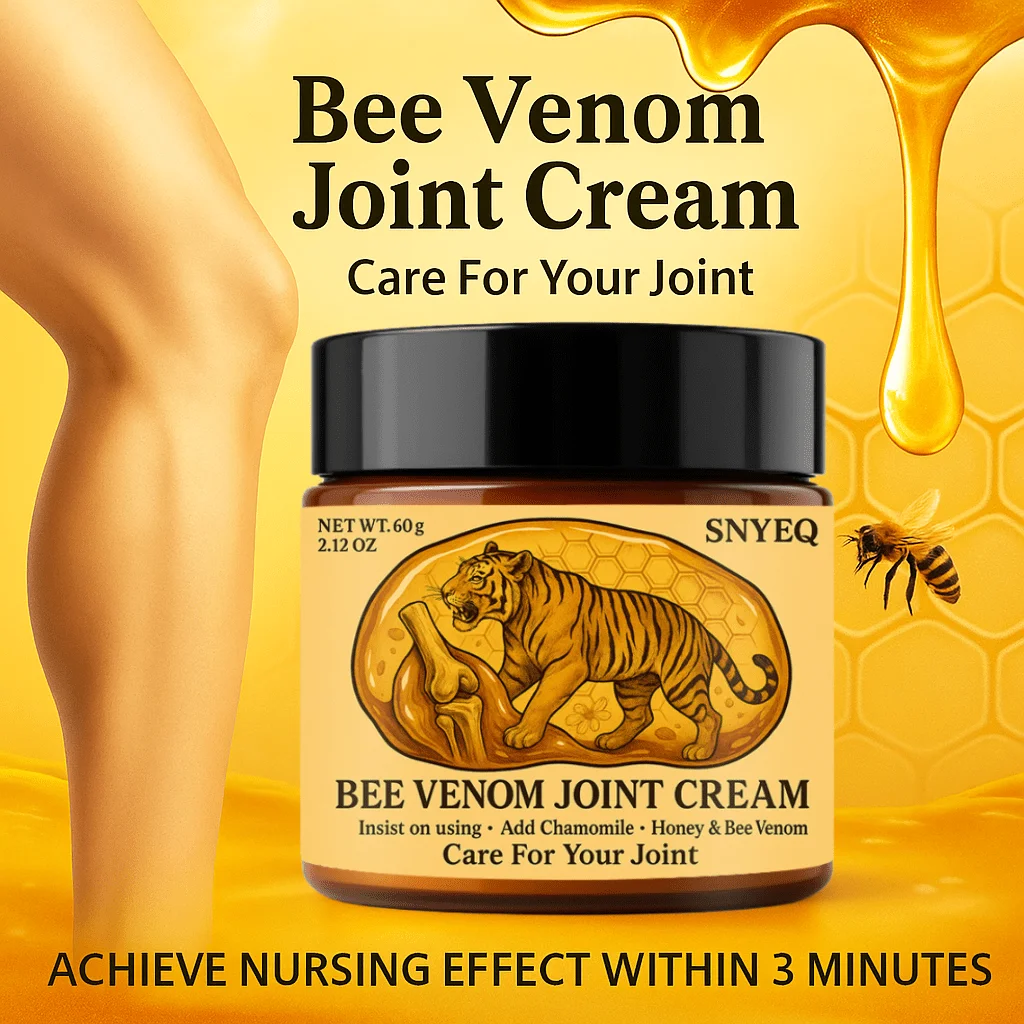 

Дощайте эффект медсестры в течение 3-х минут, крем для суставов с бджой venom, добавление ромашки, Honey & Bee Venom。 Подходит для колен, рук.