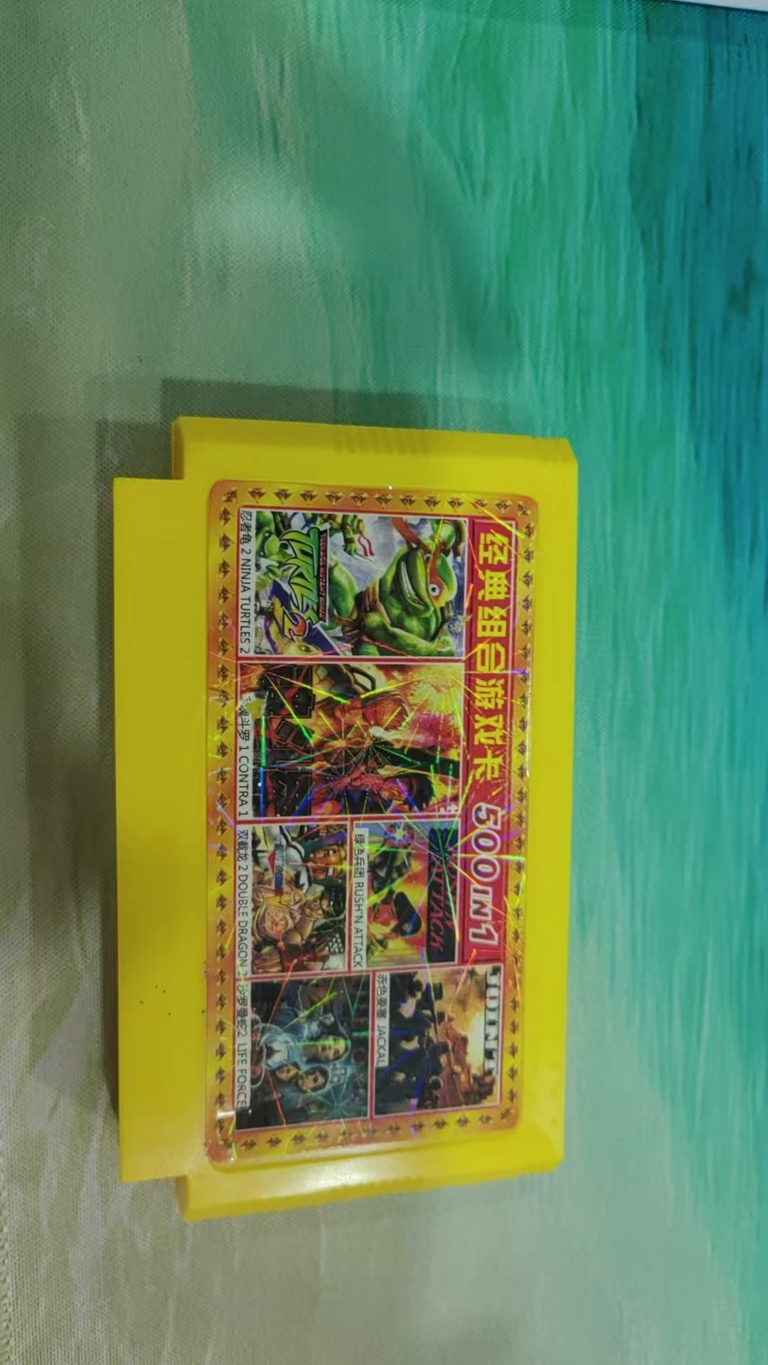 500 in 1 Classic Games Collection 8 Bit 60 Pins Game Card for Video Game Console Memory Card