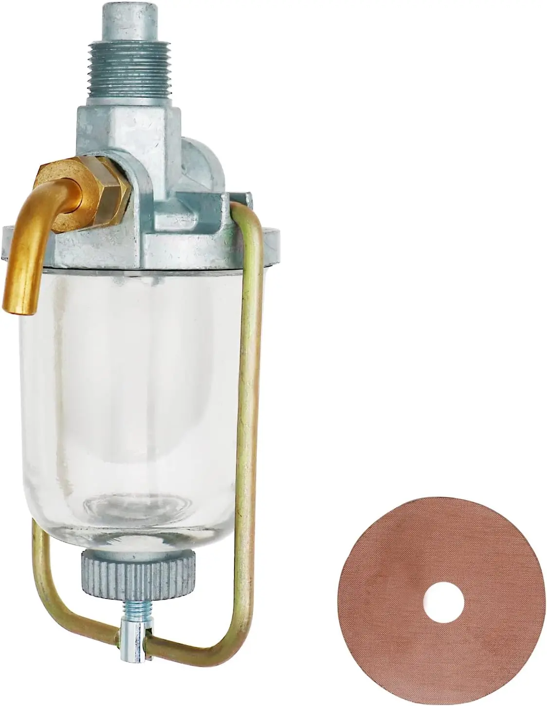 370832R91 Fuel Sediment Strainer Bowl for IH Farmall H M HV W4 OS4 350 400 460 560 650 706 Tractor (Replaces 358245R91)