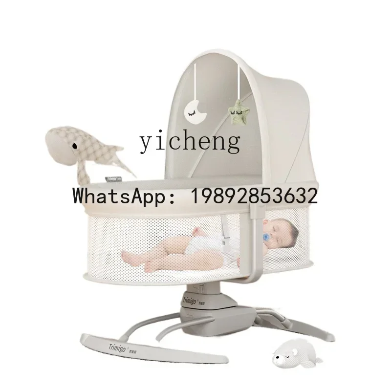 AD  Rocking Chair Baby Caring Fantstic Product Newborn Electric Rocking Chair Baby Soothing Sleep Bassinet