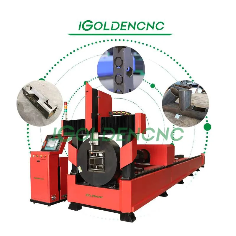 IGOLDEN Pipe Cutter CNC Plasma Cutting Hine Cut Round And Square Tubes