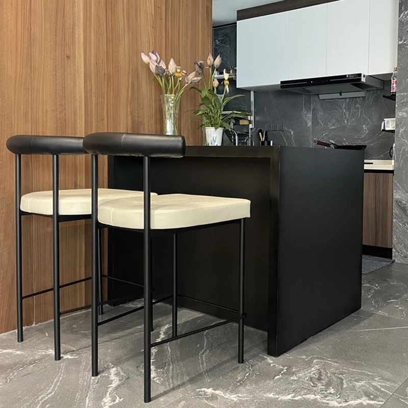 

/Reception Desks High Bar Stools Modern Minimalist Kitchen Nordic Bar Chairs Luxury Aesthetic Bancos De Bar Unique Furniture