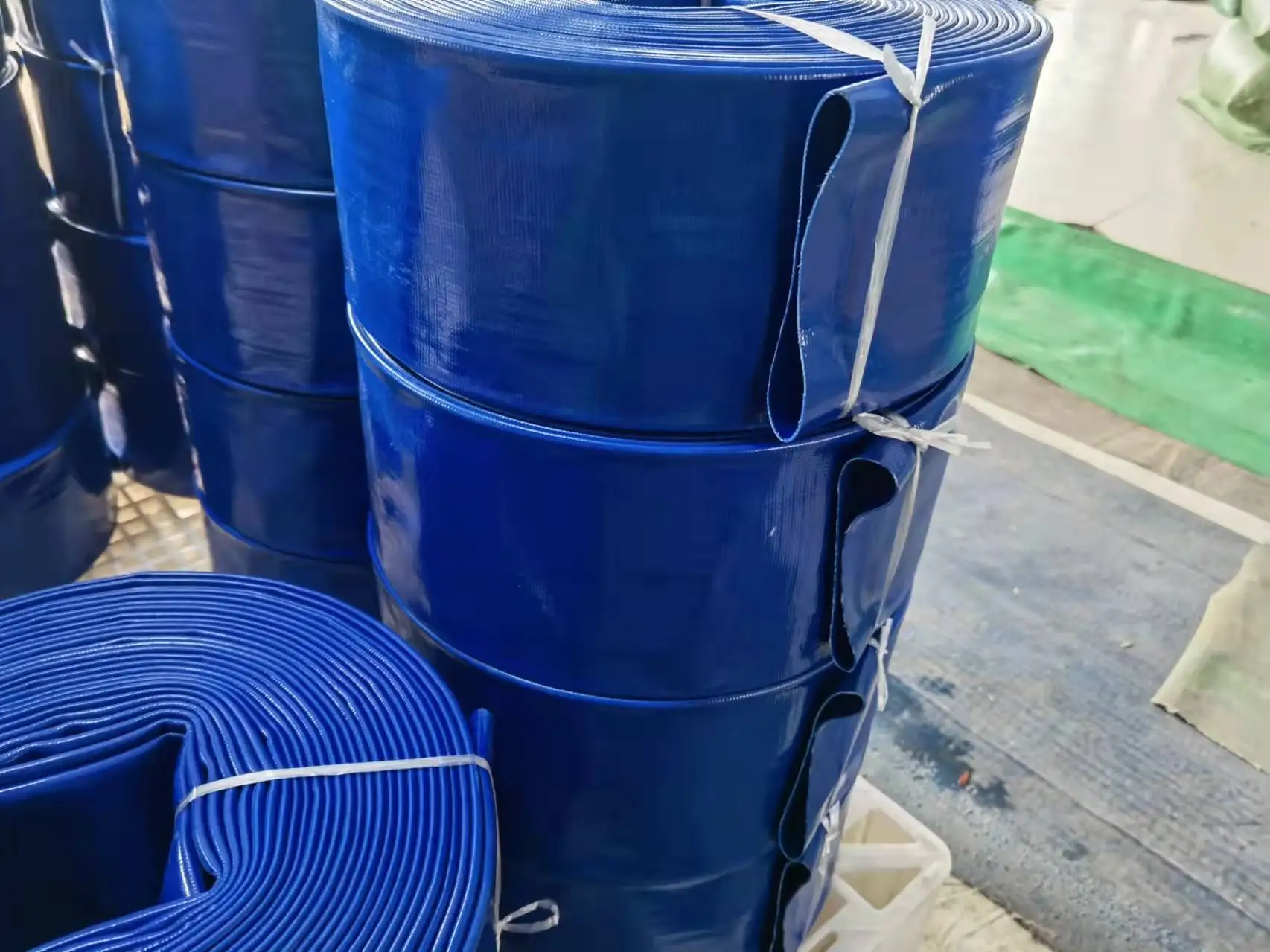 Mangueira de água de alta pressão, 2 polegadas, 3 polegadas, 4 polegadas, irrigação agrícola, mangueira plana, sistema de rega de jardim, mangueira de pvc