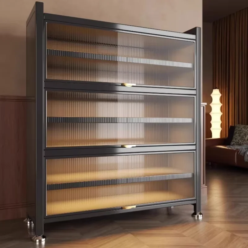 Metal Cheap Shoe Cabinet Strong Beautiful Modern Metal Shoe Cabinet Wood Space Saving Armario De Zapatos Furniture For Home
