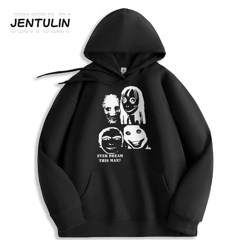 Autumn Winter Hoodies Hip-hop Graphic Print Pulllover Casual Sweatshirts Long Sleeve Jackets Harajuku Y2K Hoodies Punk Goth Top