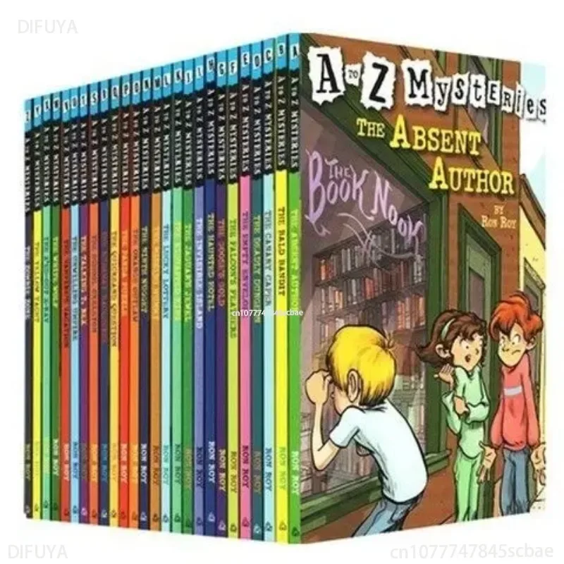 26 Books/set A To Z Mysteries Ron Roy Children Detective Reasoning Novel Children's Elementary Chapter Novels English Book Sets