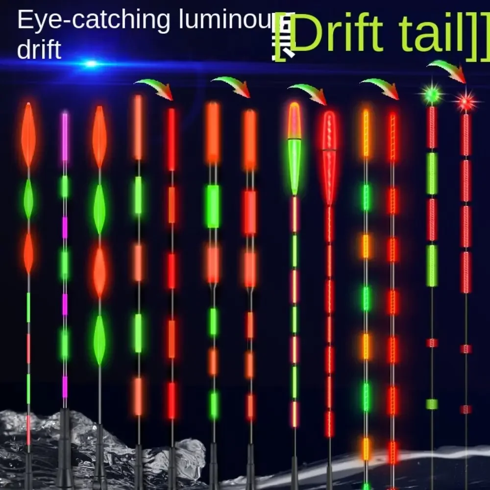 السوبر مشرق LED الصيد الذكية تعويم العلوي مضيئة فائقة الحساسية الإلكترونية يطفو العوامة Cr425 بطارية التعريفي أدوات الصيد #1