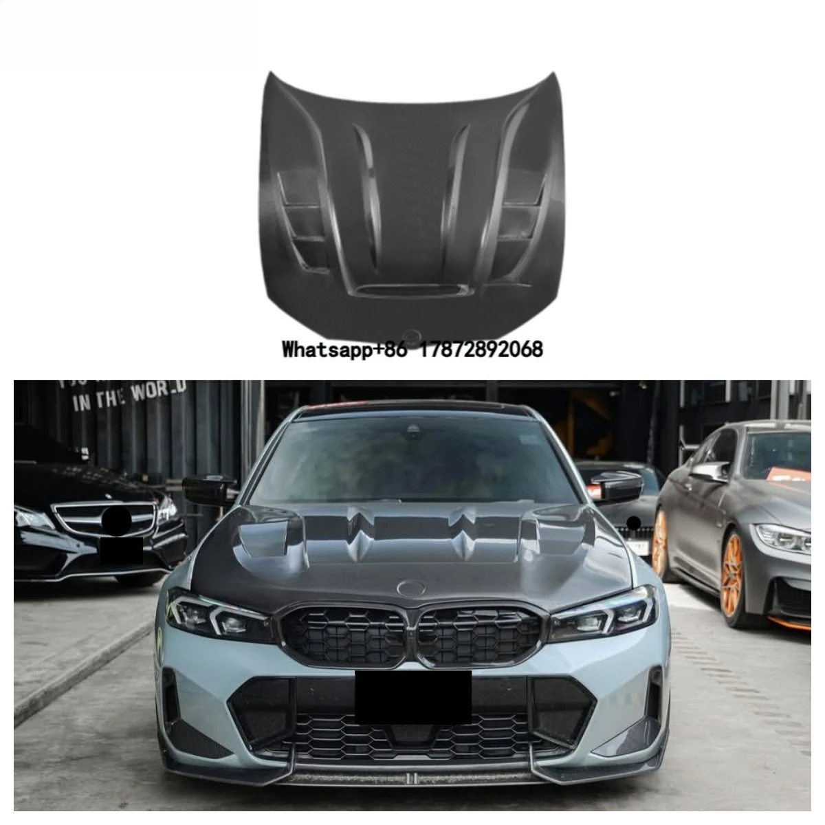 

Hight Quality WD Style Carbon Fiber Engine Hood Cover for 3 Series G20 Pre Lci G21 Touring G20 LCI M340i Engine Bonnet