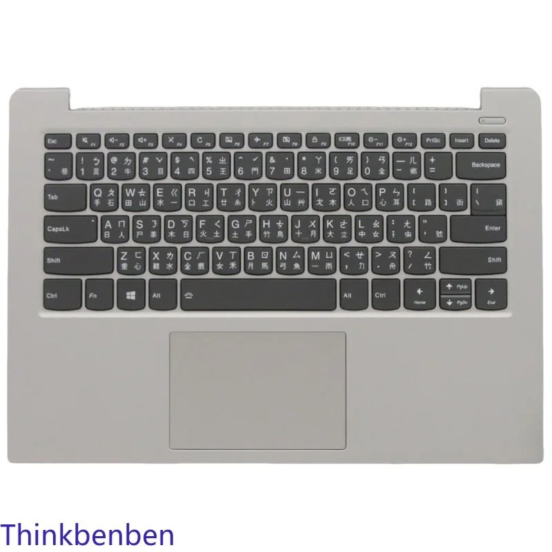 TW Traditional Platinum Grey Keyboard Upper Case Palmrest Shell Cover For Lenovo S340 14 14IWL 14API 14IIL 14IML 5CB0S18528