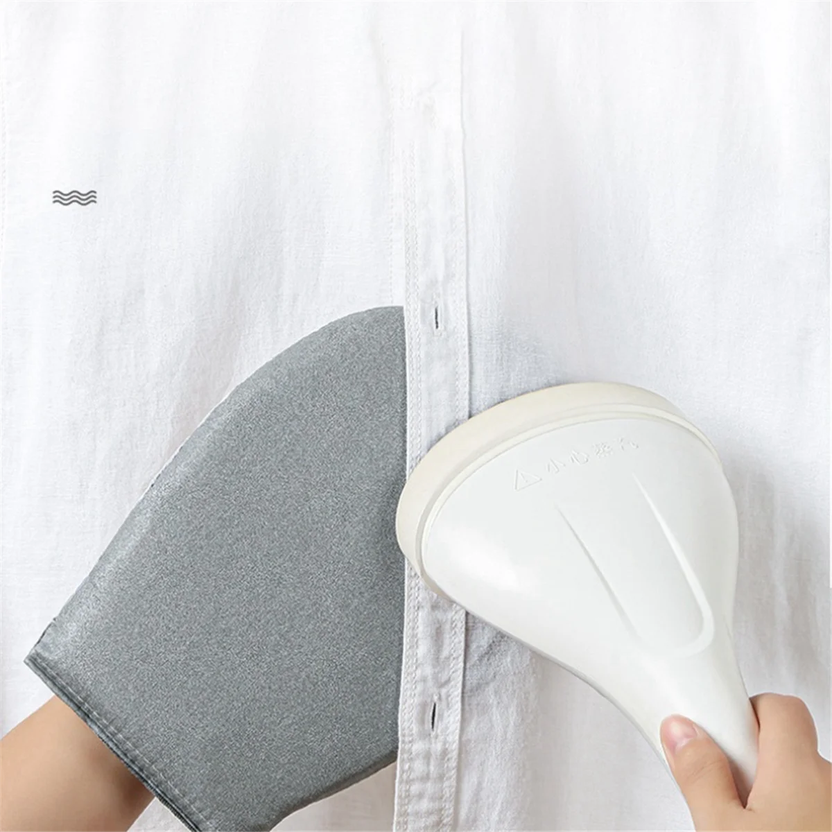 قفازات الكي بالبخار للملابس الساخنة، آلة الكي الدائمة، لوحة محرك بخار الملابس المحمولة باللون الرمادي #6