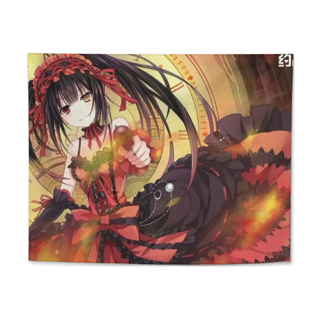 Date A Live Tapestry Wall Hanging Room Decor Accessory Home Wall Decor