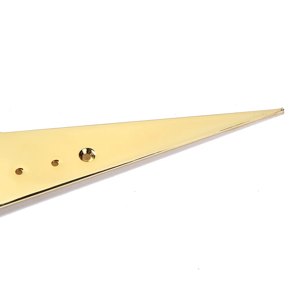 

Metal V-plate Guitar Bridge Part Electric Flying Vee Body Guitars Tailpiece Parts