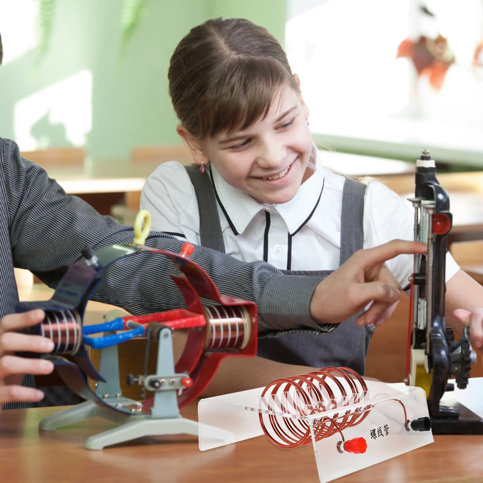 

Solenoid Experiment Physics Model Toy Educational Plastic Electrical Kit Teaching Aid STEM Building Blocks