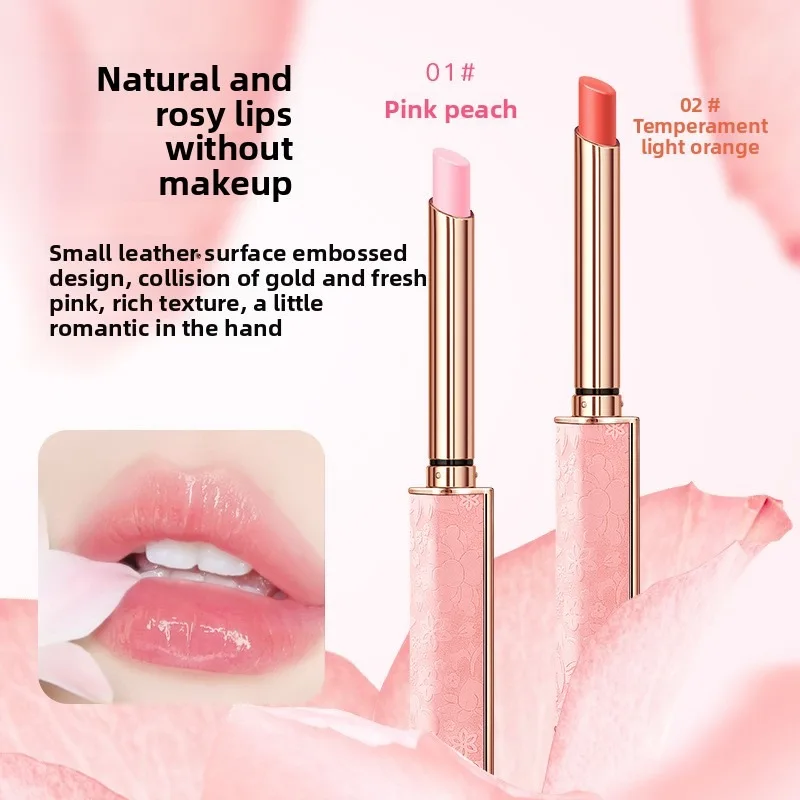 2025 رائجة البيع Adad ملمع الشفاه الطبيعي Daub بسلاسة خفيفة تغيير درجة الحرارة أحمر الشفاه بلسم الشفاه للحزب H1k2 #1