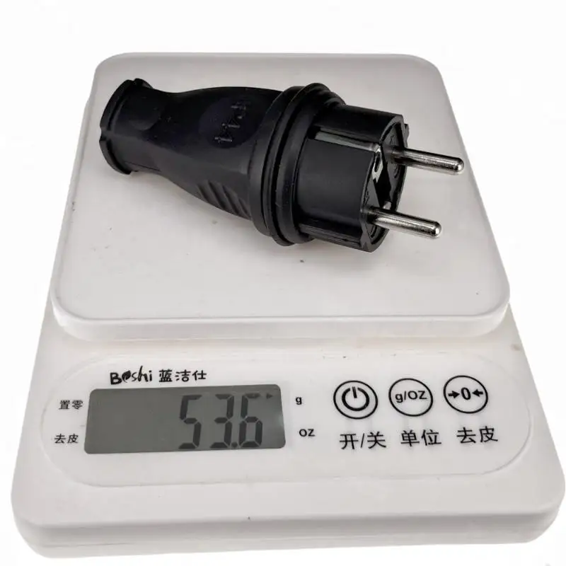 European Rubber Industrial Male Or Female Plug Socket 16A 220V-250V 2P+E IP44 Waterproof Electric Power Connector
