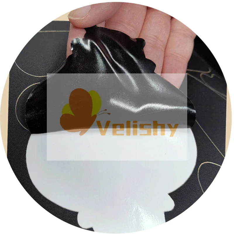 

1Set No Ironing Stickers Patches Down Jacket Universal Black Self Adhesive Patcher Repair Washable Sewing Fabric DIY Fix Patch