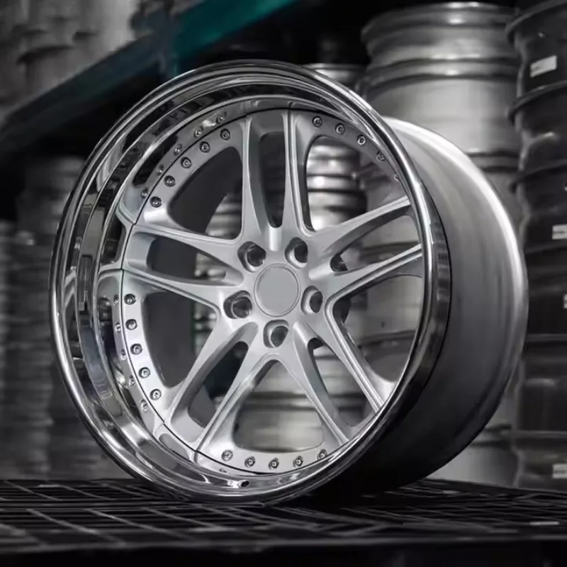 BW 17 18 19 20 Inch 2/3 Piece 5x114.3 5X120 5x130 5x127 Passenger Car Wheel Rim Polished Deep Lip