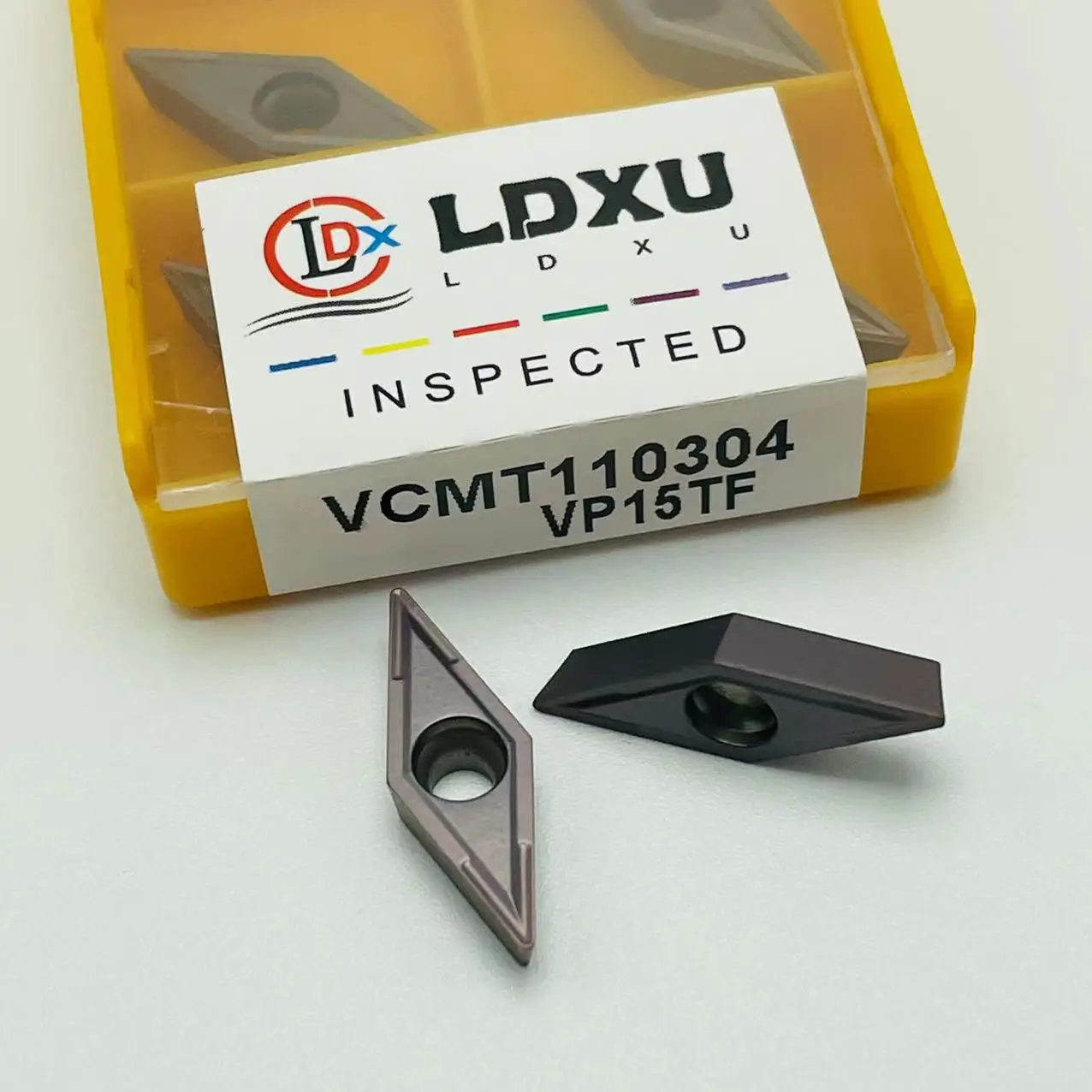 

VCMT110304 VP15TF UE6020 high-quality carbide blade built-in turning tool VCMT 110304 metal original lathe tool CNC turning blad