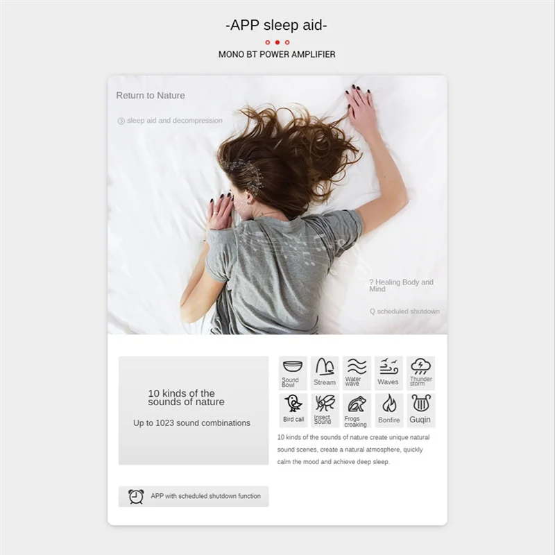 Mono 100W Bluetooth Audio Amplifier Board With TWS Box Function TPA3116D2 DC7-24V ZK-1001B-Y41A