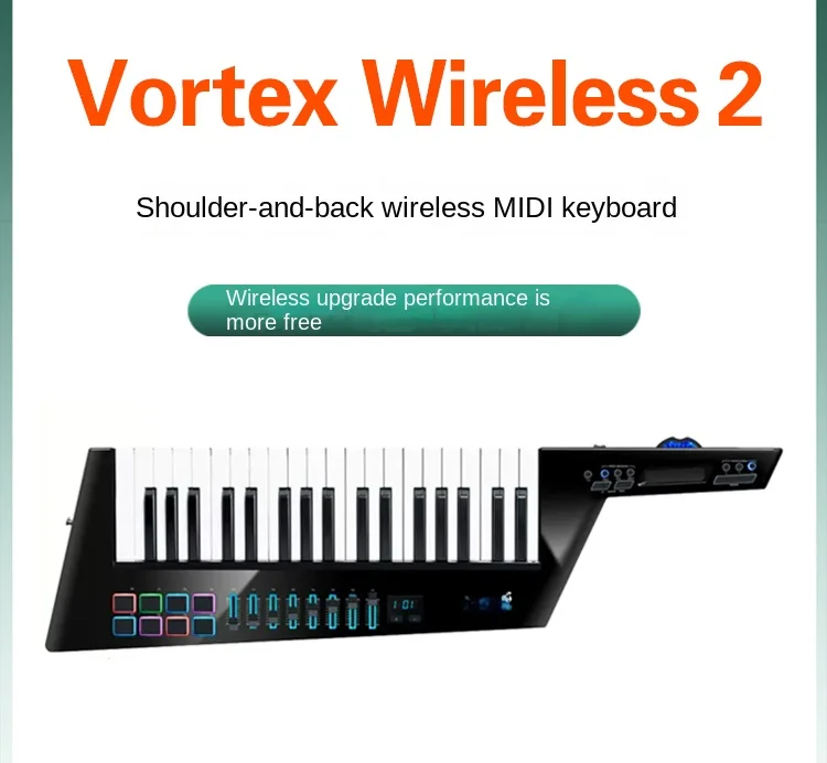 Shoulder Midi Keyboard Wireless Comparable to Roland Omahawk