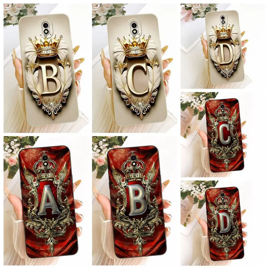 Funda J7 2017 para Samsung Galaxy J7 Pro 2017 J730 J730F, Funda suave con letras de lujo para Samsung J5 J3 2017, Fundas J330F J530F