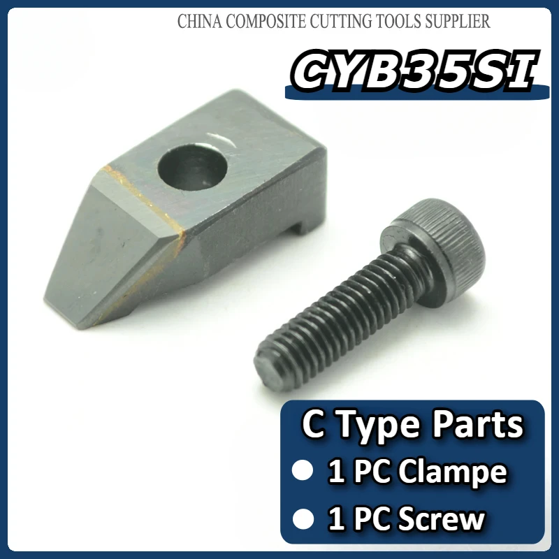 

EDGEV Turning Tool Holder Parts Clamp and Screw For C Type or D type toolholders