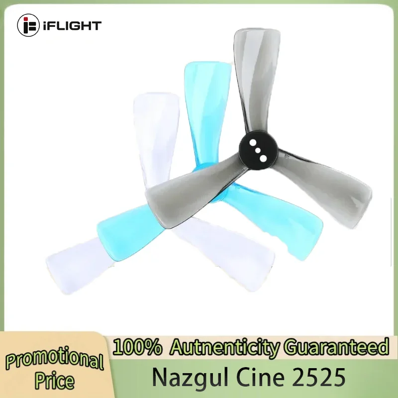 

2Pair IFlight Nazgul Cine 2525 2.5X2.5X3 Three Blade Propeller Blade for RC FPV Freestyle 2.5inch Cinewhoop Ducted Drone