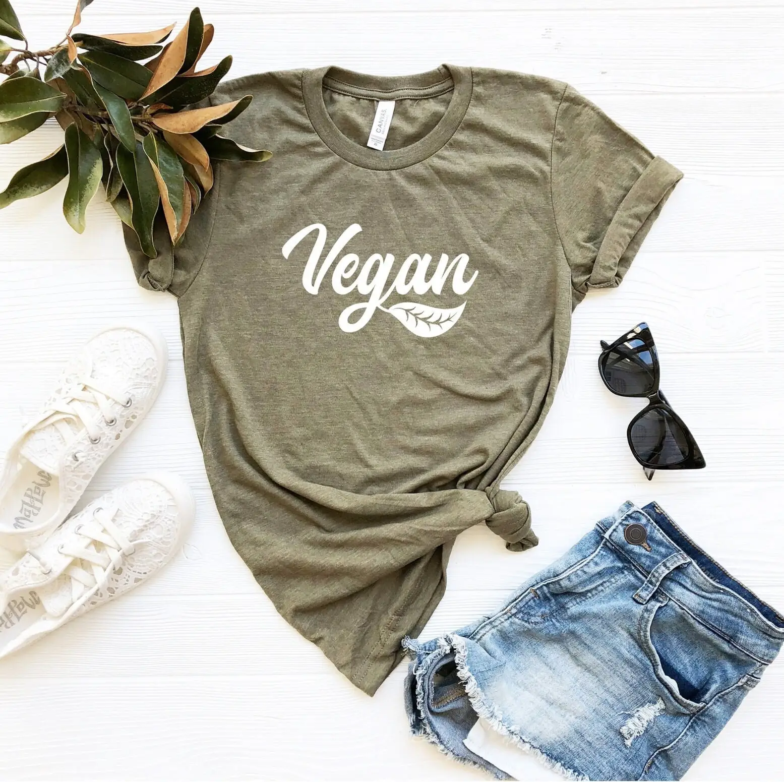 Vegan T Shirt Vegetarian Herbivore Animal Rights Plant Lover Veggie