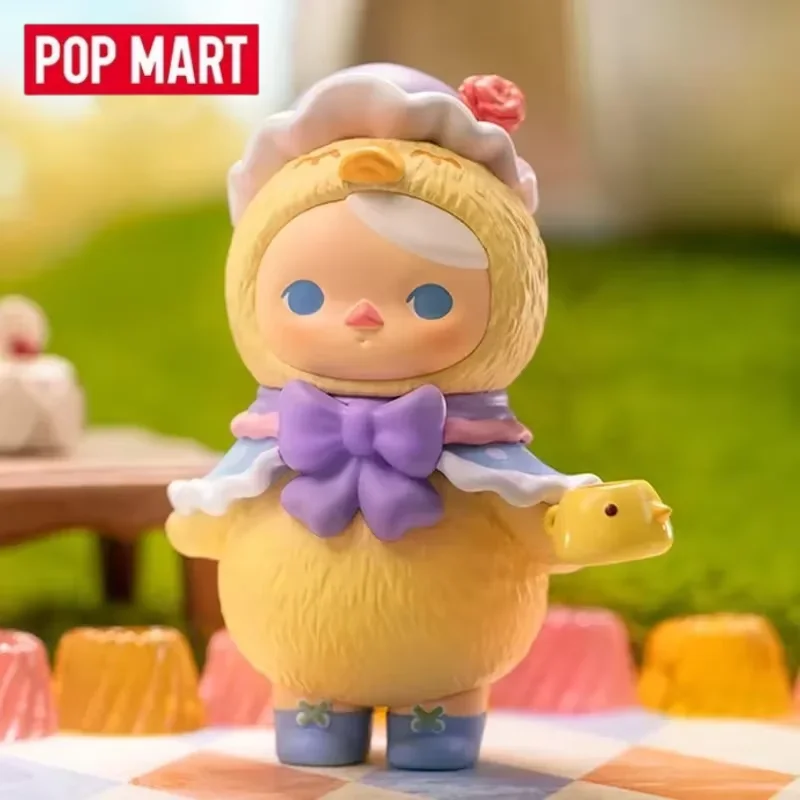 

POP MART PUCKY ANIMAL TEA PARTY SERIES Оригинальная глухая коробка-сюрприз Mystery Box Симпатичные аниме-фигурки Украшения Статуэтки