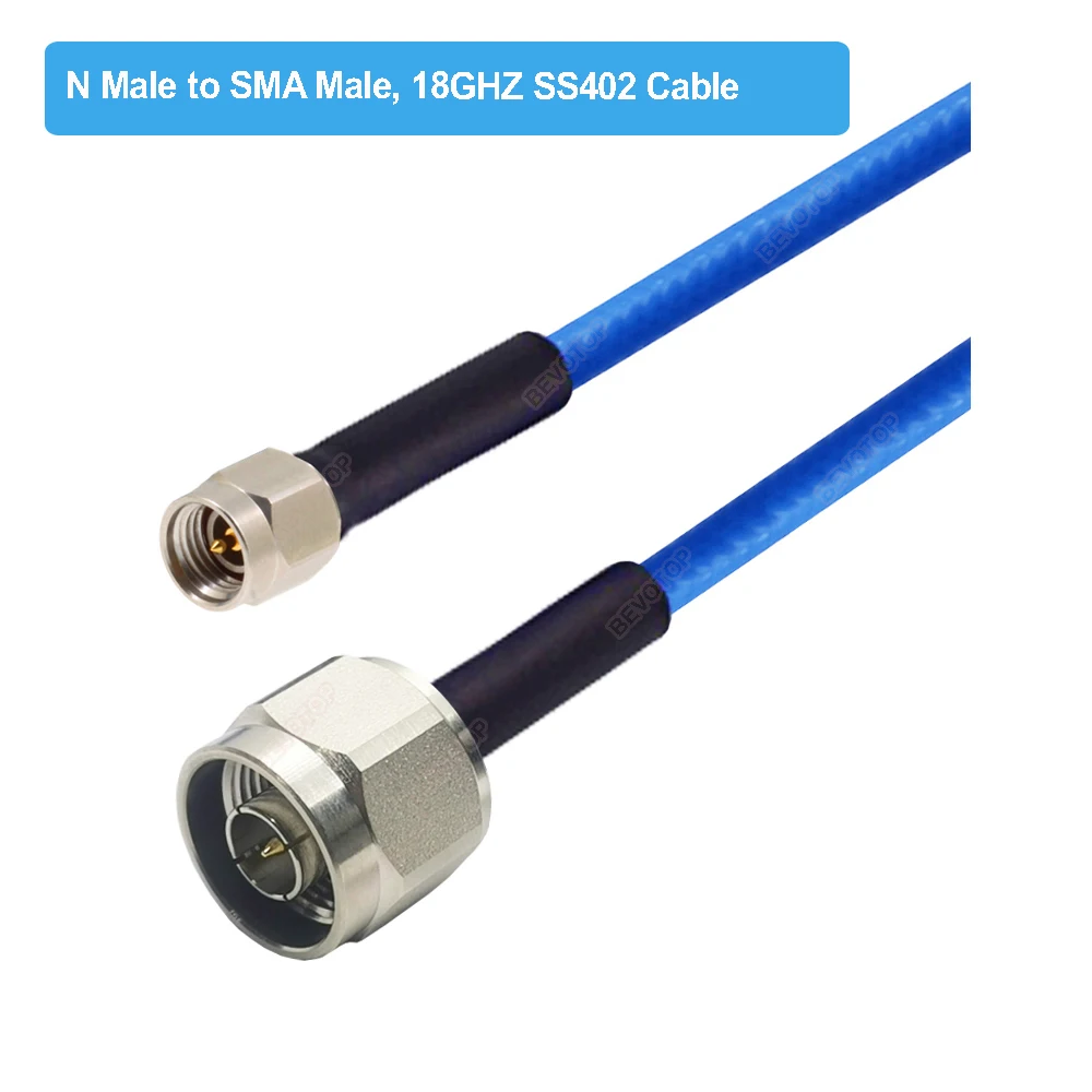 18GHz SS402 Cable SMA Male  to SMA Female High Quality High Frequency Low Loss Test Cable RF Coaxial Pigtail Jumper