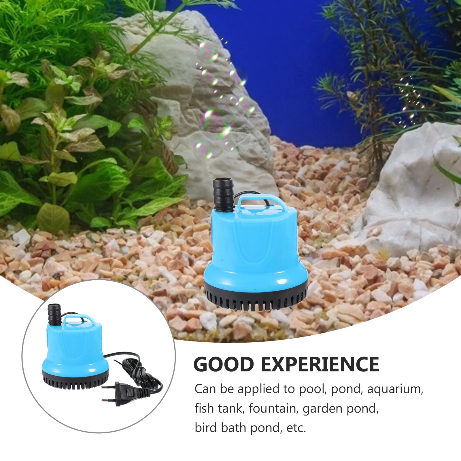 

High Performance Aquarium Bottom Suction Pump Durable Water Pump for Fish Tank Pond Fountain Circulation Fish Tank Supply