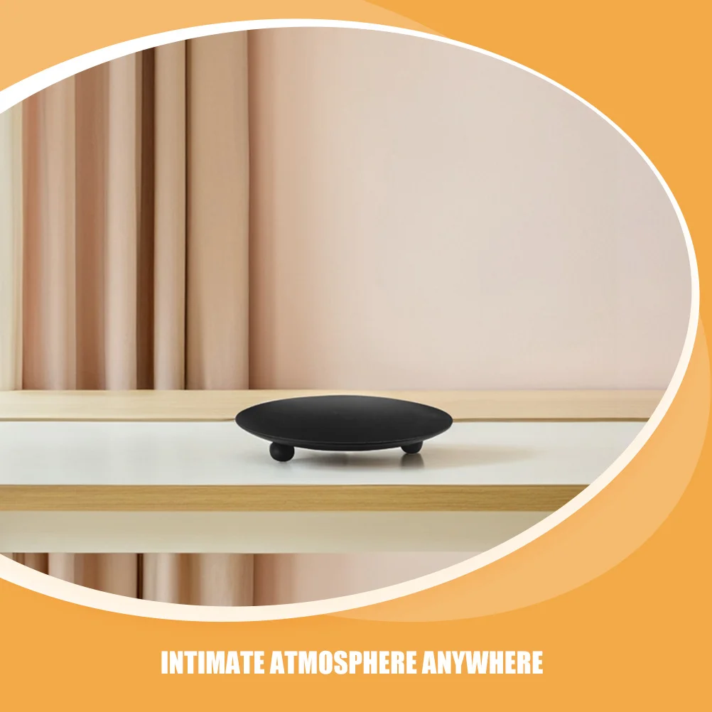 6 قطع من حوامل الحديد باللون الأسود العتيق، صواني ديكور رومانسية لسطح الطاولة لحفلات الزفاف وعيد الميلاد وعيد الشكر