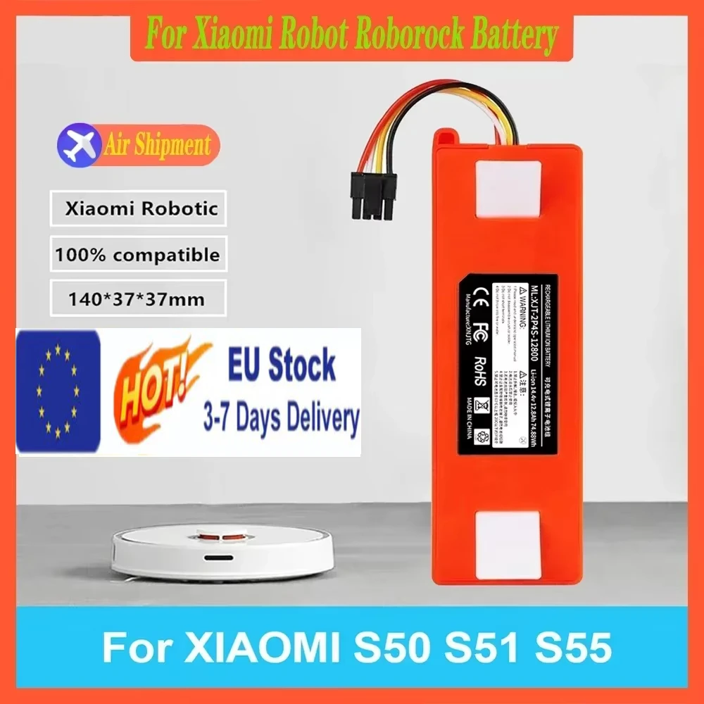 Batterie de remplacement 4V pour aspirateur Xiaomi, compatible avec les modèles E35 S45 S50 S51 S55 S60 S61 S65 E45 S70 S75 E50 et certains autres modèles.