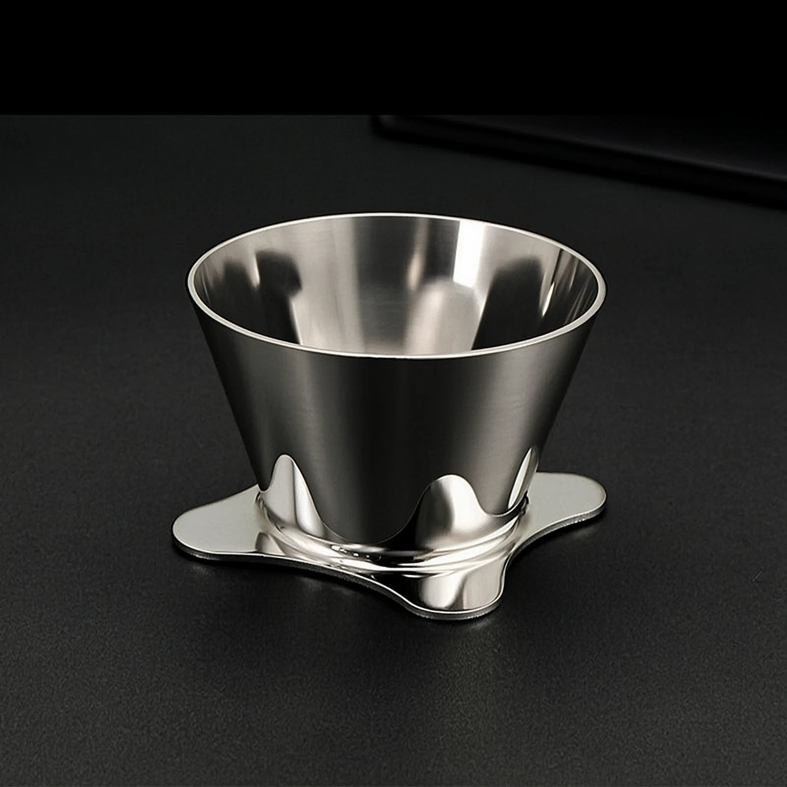 Conical Coffee Dripper Slim Pour over Coffee Dripper Compact Consistent Rate for Travelers, Home, Office