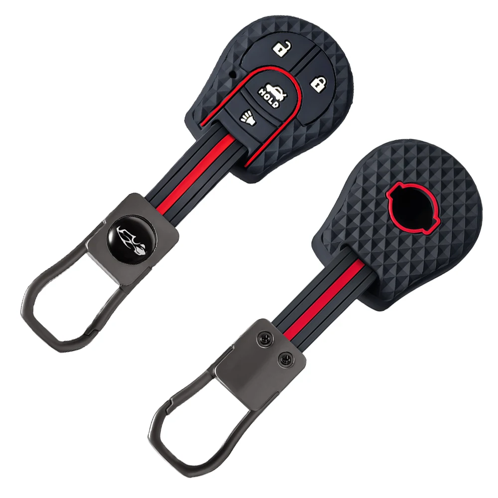 Keychain Shell Fob Holder Car Key Case Cover For Nissan Versa March Tiida Altima Armada Cube Juke Maxima Pathfinder Rogue Sentra