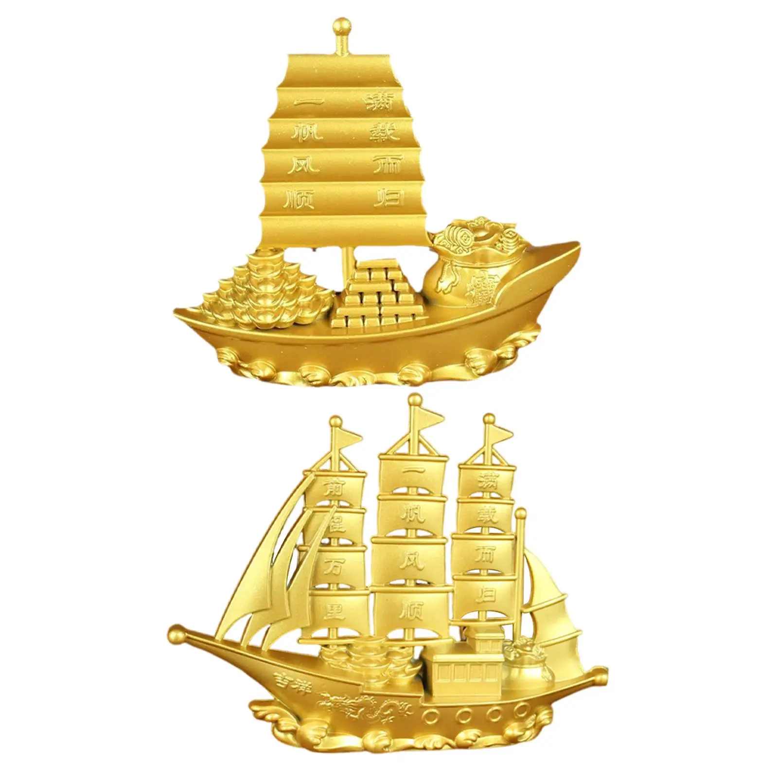 Sailing Boat Decor Collectible Anniversary Gift Sailing Ship Model Feng Shui Decor for Cafe Entrance Bedroom Bookshelf Tabletop