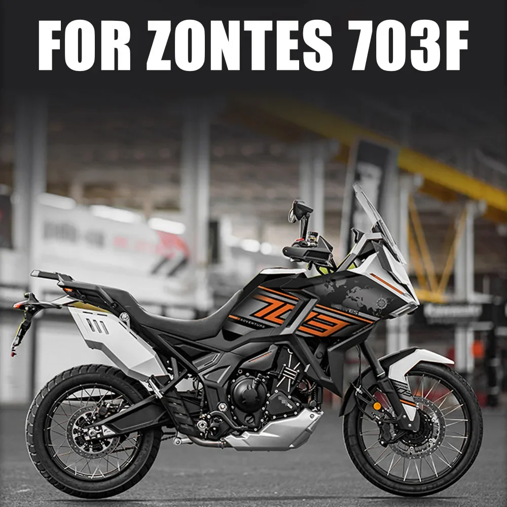 

For ZONTES 703F F703 703 F Motorcycle Accessories Anti Slip Fuel Tank Pads Gas Knee Grip Traction Sticker Protector Waterproof