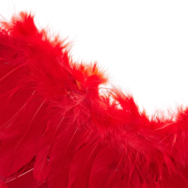 Erwachsene Unisex Engelsflügel Deluxe Federflügel mit elastischen Trägern Halloween-Kostümzubehör für Männer Frauen