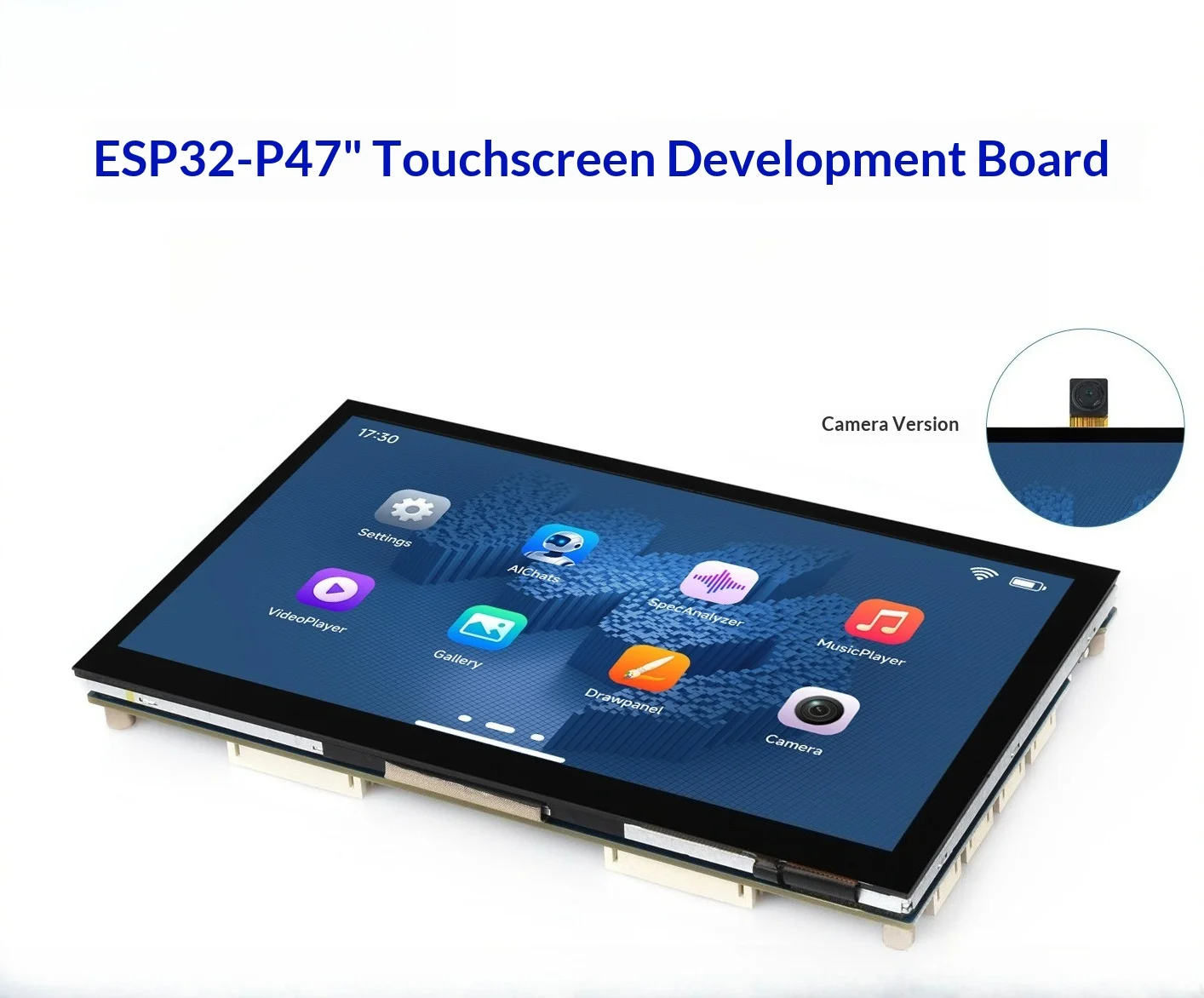 Carte de développement ESP32-P4 avec écran tactile de 7 pouces, Wi-Fi 6 et Bluetooth 5, compatible avec l'interaction IA