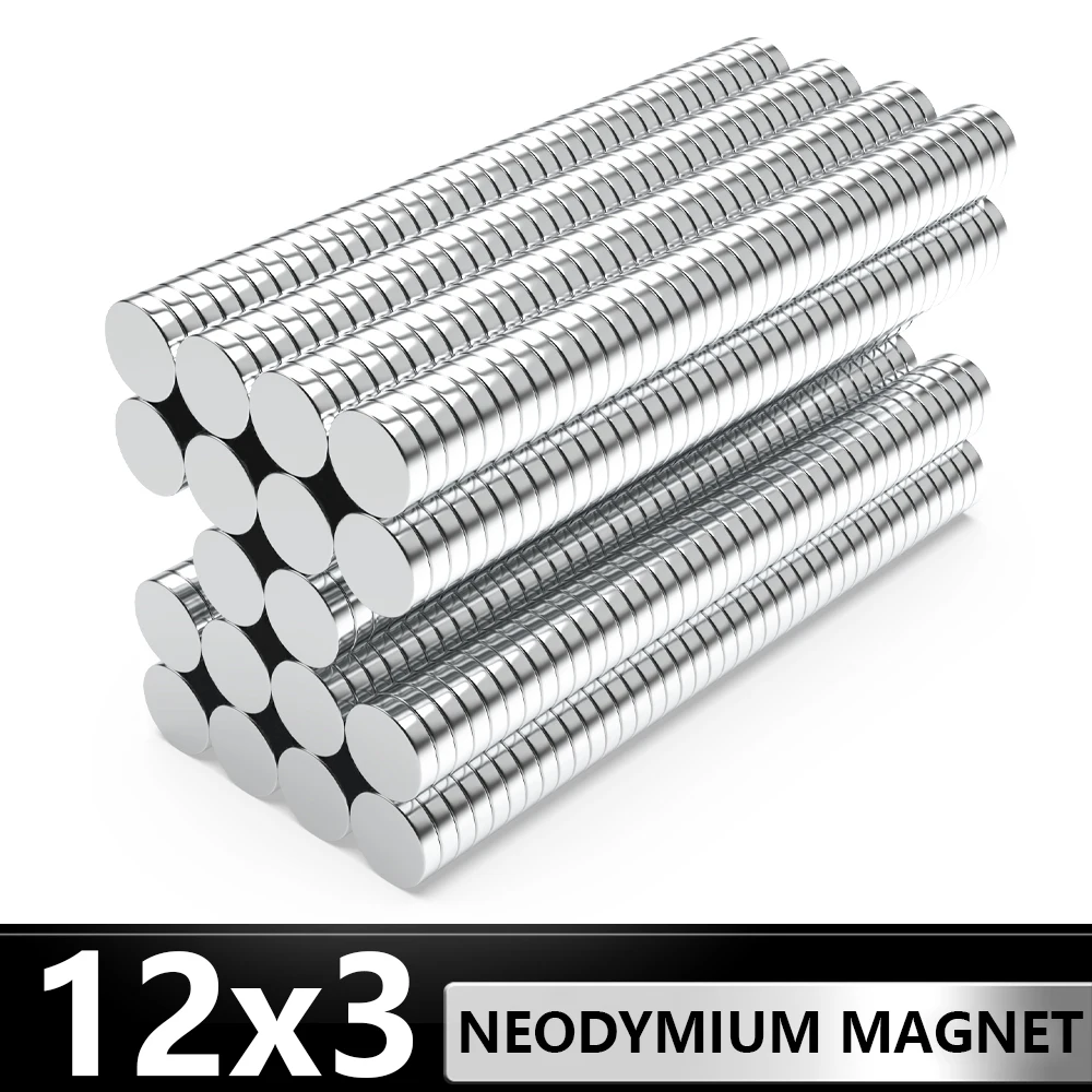 

2~200 Pcs Small Round Magnet 12x3 Permanent NdFeB Super Strong Powerful Magnetic imans N35 4mm x 1mm Neodymium Magnets