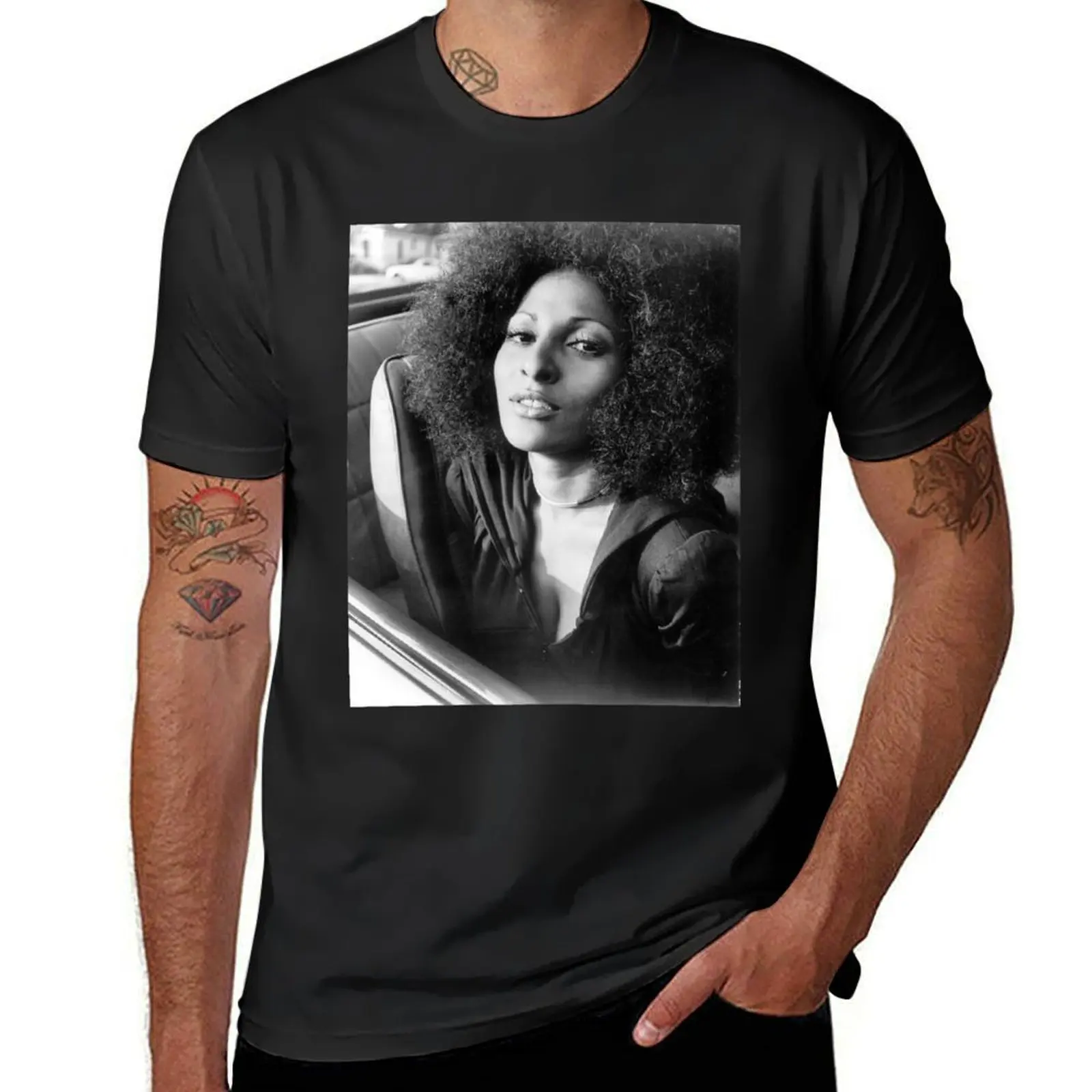

PAM GRIER T-Shirt kawaii clothes animal prinfor boys boys animal print mens workout shirts