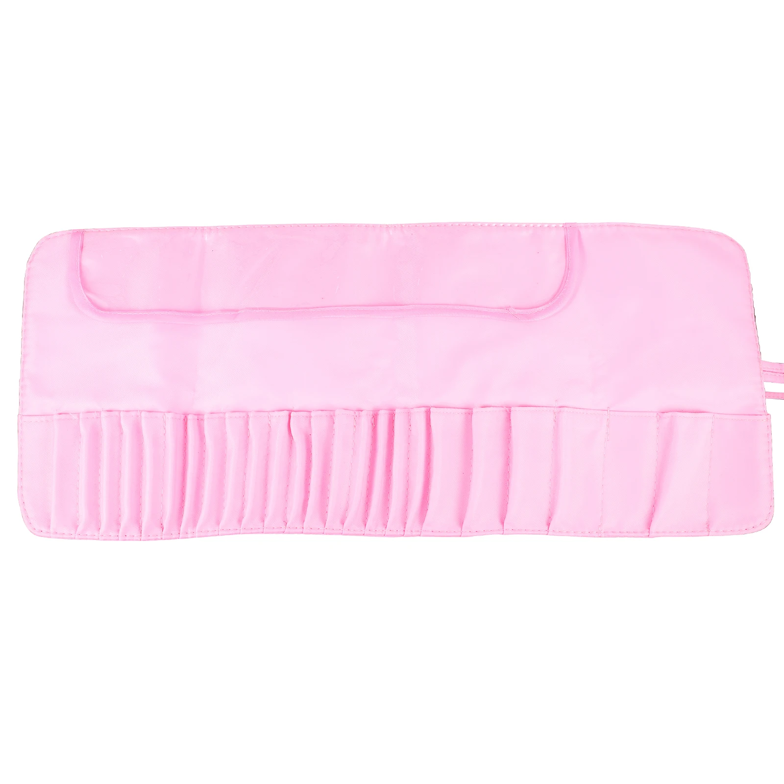 

Makeup Brush Bag Portable Travel Rolling Pouch Large Capacity Pink Nylon Waterproof Makeup Brush Holder ganizer