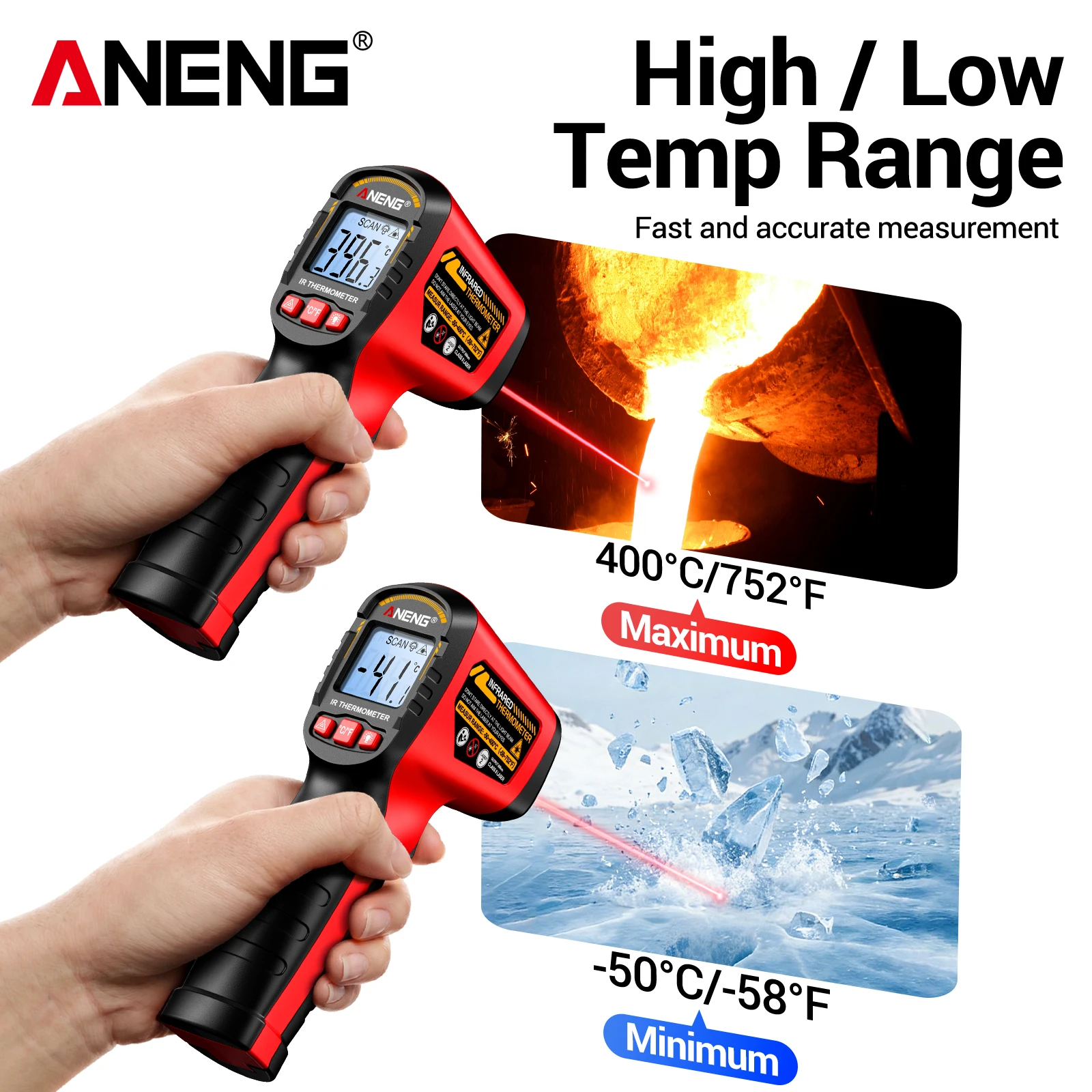 ANENG TH206 เครื่องวัดอุณหภูมิ - Digital Hygrometer Probe บทวิจารณ์และราคา