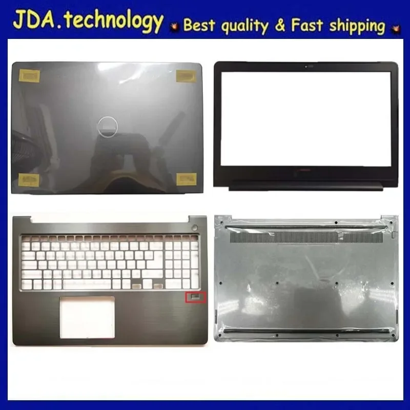 MEIARROW          New/orig For DELL Vostro 15 5568 V5568 LCD Back cover 0WDRH2 /Bezel / Upper cover 0FCN57 / Bottom case  0JD9FG