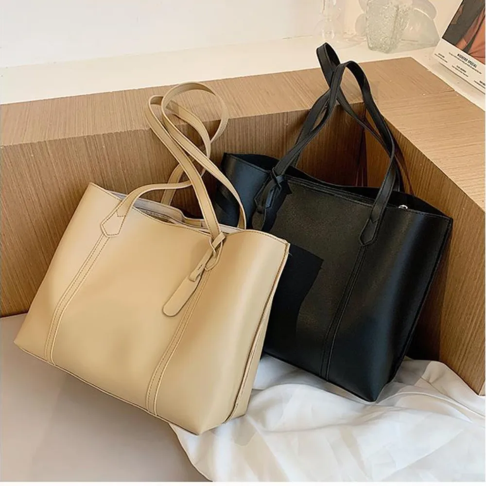 Large Capacity Beach Bag Hot Sale Casual Trendy Shopping Tote Bag Retro Handbag Daily Life