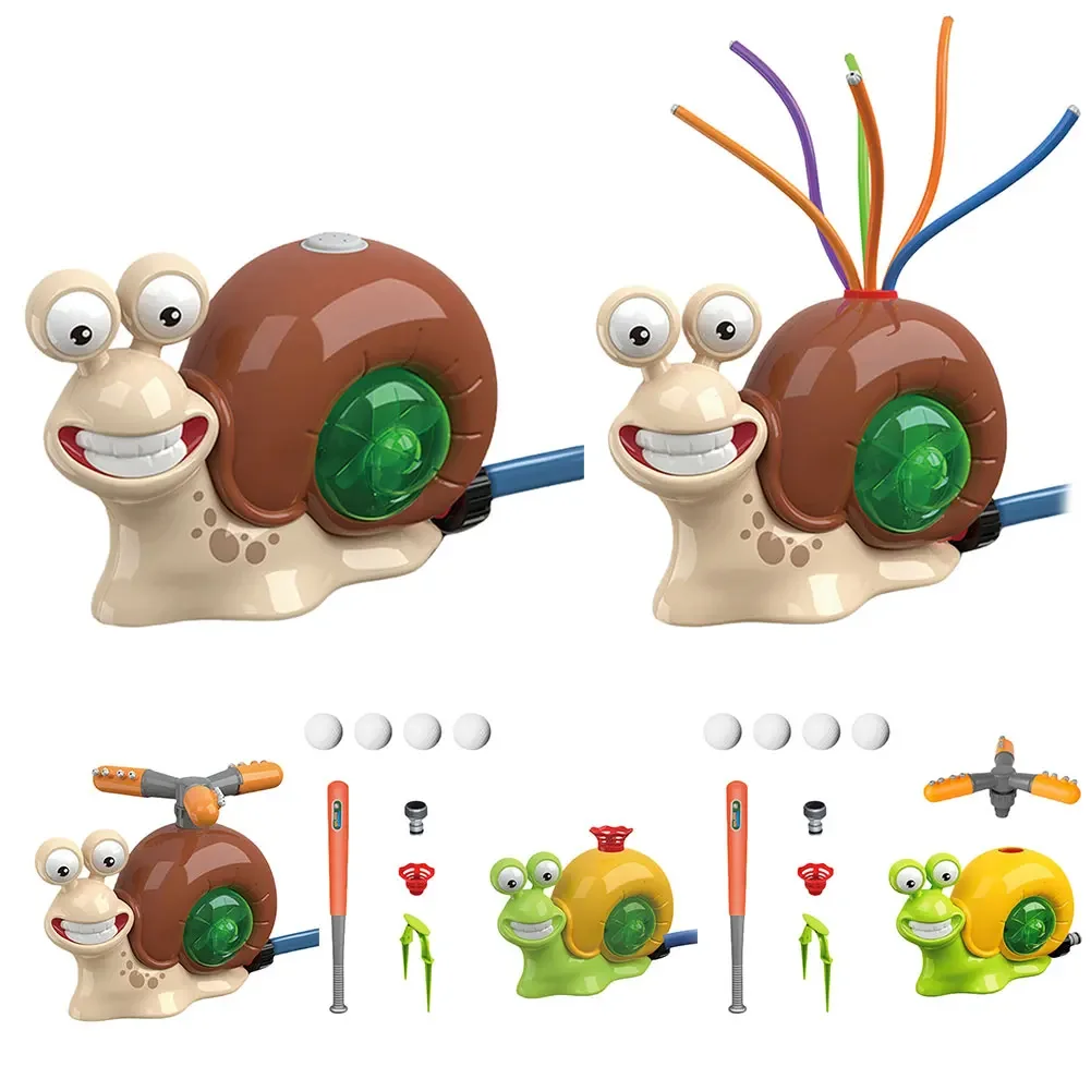Ślimak z kreskówki zraszacz wody letni ogród zestaw do zabawy w wodzie zraszacz wody letni trawnik na podwórku impreza przy basenie zabawka