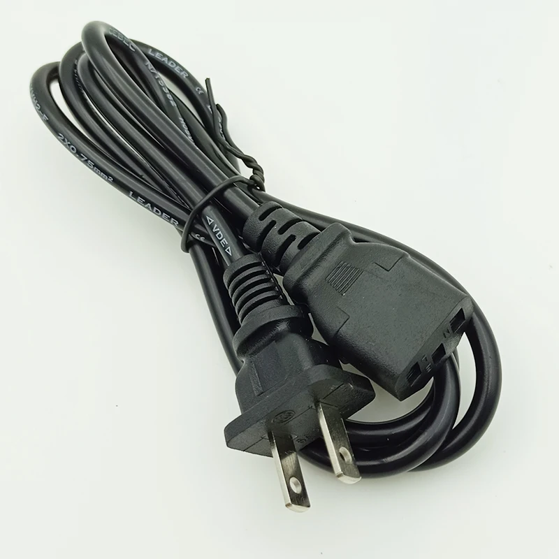 سلك تمديد كهربائي للطابعة ، كابل طاقة للكمبيوتر ، التلفزيون ، الشاشات ، سطح المكتب ، الكمبيوتر ، جهاز العرض ، قابس الولايات المتحدة ، IEC C13 ، 1.2m